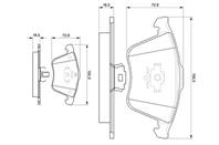 0 986 494 077_=13.0460-7204.2=964 20 !колодки дисковые п. Volvo S40/V50 1.6-2.5