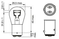 1 987 302 813_лампа! (P214W) 12V BAZ15d