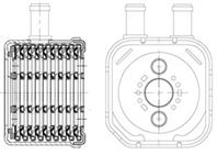Радиатор масл. для а/м VW Passat B5 (96-) 1.8i/2.3i/2.8i/1.9D (LOc 1805)