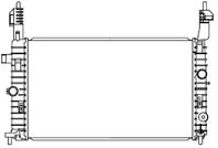 Радиатор охл. для а/м Nissan Pathfinder (05-) 4.0i AT (LRc 141BA)