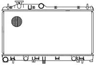 Радиатор охл. для а/м Subaru Forester S12 (08-) 2.0i/2.5i MT (LRc 2212)