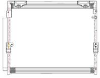 Радиатор кондиц. для а/м Toyota Land Cruiser 200 (07-)/Lexus LX 570 (07-) (LRAC 1920)