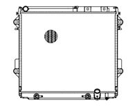Радиатор охл. для а/м Toyota Land Cruiser 200 (07-) 4.5TD (LRc 1924)