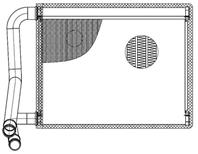 Радиатор отоп. для а/м Hyundai Accent (06-) (LRh 0816)