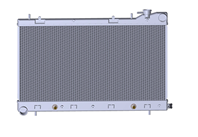 Радиатор охл. subaru forester s10 s11 (с горловиной)