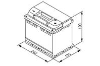 Аккумулятор S4 EFB 12V 60Ah 560A 242х175х190 Полярность 0 Клеммы 1 Крепление B13