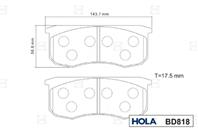 Колодки дисковые передние uaz 3160  3162  patriot 3163  hunter 31519 (к-т 4 шт.)