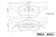 Колодки frd focus