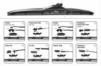 Щётка стекл-ля гиб 1шт. 20 /500mm универ-я крючок side pin top lock pi