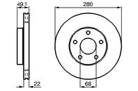Диск тормозной | перед прав/лев |