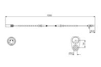 0 986 594 512_датчик ABS задний! BMW E39 Touring 2.0-4.0i/D 97-04