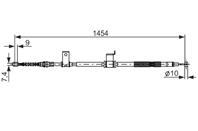 [1987482294] Bosch Тормозной Трос