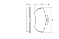 0 986 460 944_=134 40=571357B !колодки дисковые п.Audi 80 1.6/1.9TD 91-94  VW G