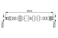 1 987 481 741_шланг тормозной передний прав./лев.! Volvo XC60 2.5-3.2 08&gt
