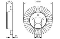 Тормозной диск Dodge Nitro 07-