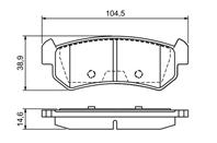 0 986 494 133_=1048 00 !колодки дисковые з. daewoo nubira 1.6i/1.8i 03&gt