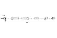 Датчик ABS AlfaRomeo 166 98-07 1010mm
