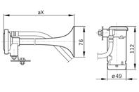 Клаксон компрессорный