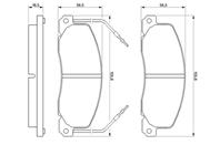 Тормозные колодки передние Opel Arena 98-01/Renault Trafic 80-01 1.4-2.5