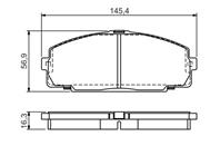 Тормозные дисковые колодки 0986495058 от компании BOSCH