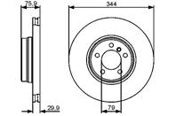 0 986 479 475_диск тормозной передний! Land Rover Range Rover 4.4/3.0TD 02&gt