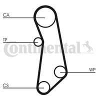 5626XS Ремень ГРМ Fiat Seicento 1.1 Z 125*22 03&gt