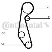 5090 Ремень ГРМ Nissan Sunny 1.3 82-&gt