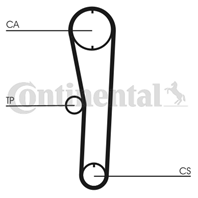 CT680K2_ремкомплект ГРМ! Daewoo Matiz 0.8 98&gt