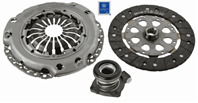Clutch kit with hydraulic bearing