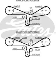 Kp35493xs-1_рем.комплект грм! с помпой audi a6/a8  vw passat 2.8 v6 96-03