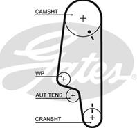 KP25427XS_рем.комплект ГРМ! с помпой VW Polo/Lupo/Caddy 1.0/1.4  Seat Ibiza/Cor