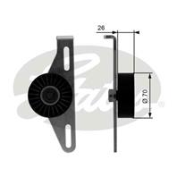 [T38484] Gates Ролик натяжной