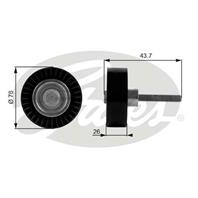 GATES T38054 Ролик ремня приводного VW GOLF V/PASSAT B6 обводной
