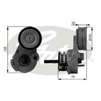 GATES T38433 Натяж.привод.ремня ASTRA J 1.6/ZAFIRA B 1.6