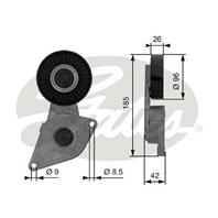 Натяжитель приводного ремня генератора Kia Carniva