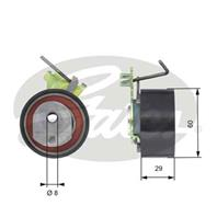 T43088_ролик натяжной! citroen c3/c4  peugeot 206