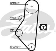 K025215XS_рем.к-кт ГРМ! Citroen Xantia  Peugeot 3