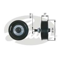 GATES T36602 Ролик ремня приводного TOYOTA YARIS 1.0/1.3 99-