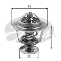 GATES TH24782G1 Термостат MAZDA 2 1.3 07- / 3 1.4-1.6 03- / 323 2.0D 01-04 / 6 2.0D 02-