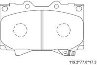 ТОРМОЗНЫЕ КОЛОДКИ ДИСКОВЫЕ