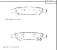 КОЛОДКИ ТОРМОЗНЫЕ