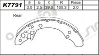 SHOE KIT  DRUM BRAKE