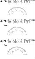 SHOE KIT  DRUM BRAKE SHOE KIT  DRUM BRAKE