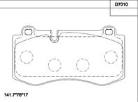 КОЛОДКИ ТОРМОЗНЫЕ ДИСКОВЫЕ KD7010, ШТ