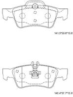 BRAKE PAD, ASIMCO