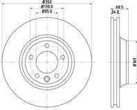 Диск тормозной Pro