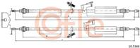 Трос стояночного тормоза задн FORD FOCUS (II) all-FOCUS CMAX (кроме GHIA mod) (дисковые тормоза) 06-