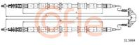 Трос стояночного тормоза задн OPEL ZAFIRA all 1.8-2.0-Dti2.0 (дисковые тормоза) 02-03