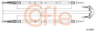 Трос стояночного тормоза задн OPEL ZAFIRA all 1.6-2.0-Dti2.0/2.2 (дисковые тормоза) 06-