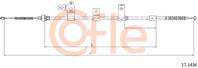 Трос стояночного тормоза лев задн TOYOTA: COROLLA E12  02-06 1637/1394 mm
